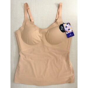 HONEYLOVE LiftWear Cami, SZ L- SAND BEIGE